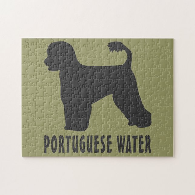 Portuguese Water Dog Jigsaw Puzzle (Horizontal)