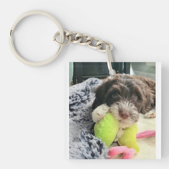 Portuguese Water Dog Key Chain (Front)