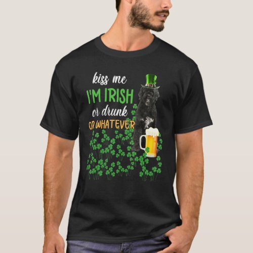 Portuguese Water Dog Kiss Me Im Irish Or Drunk Or T_Shirt