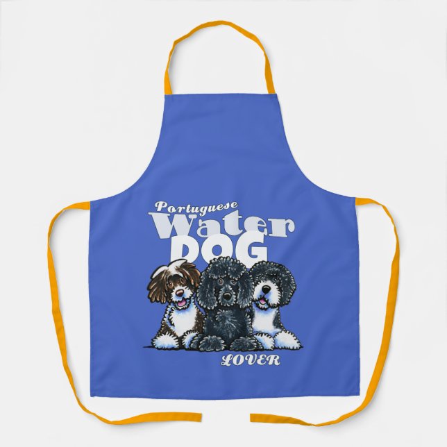 Portuguese Water Dog Lover Apron (Front)