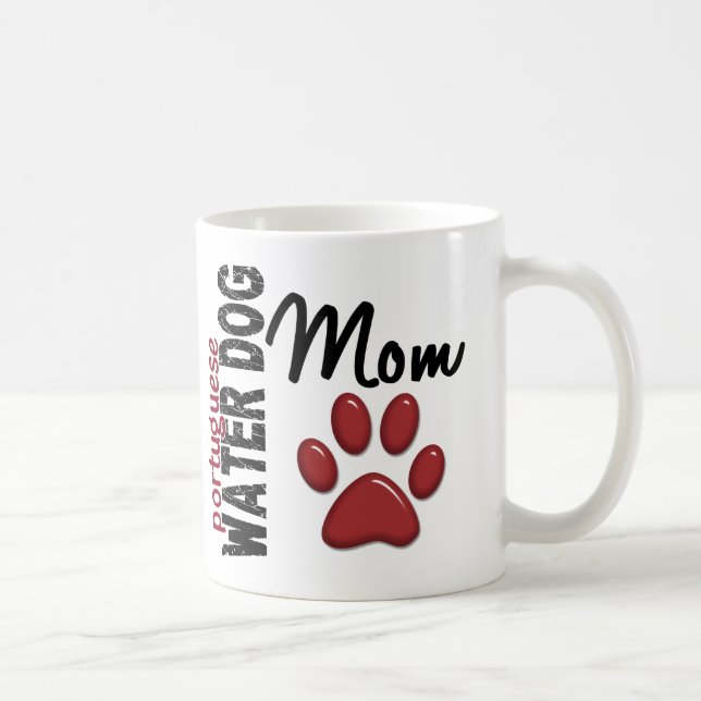 Portuguese Water Dog Mom 2 Coffee Mug (Right)