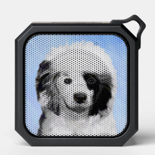 Portuguese Water Dog Painting - Original Dog Art Bluetooth Speaker