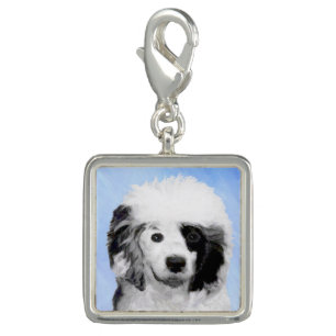 Portuguese Water Dog Painting - Original Dog Art Charm