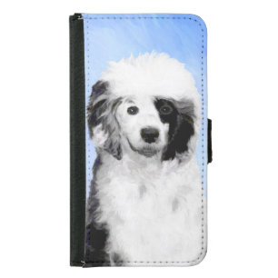 Portuguese Water Dog Painting - Original Dog Art Samsung Galaxy S5 Wallet Case