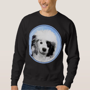 Portuguese Water Dog Painting - Original Dog Art Sweatshirt