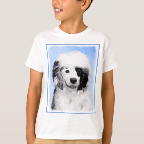 Portuguese Water Dog Painting _ Original Dog Art T_Shirt