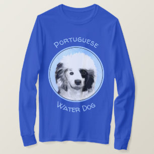Portuguese Water Dog Painting - Original Dog Art T-Shirt