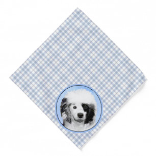 Portuguese Water Dog Painting PWD Original Dog Art Bandana