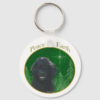 Portuguese Water Dog Peace Keychain