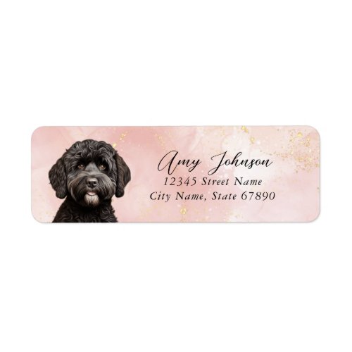 Portuguese Water Dog Return Address Labels