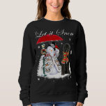 Portuguese Water Dog Santa Christmas Snowman Xmas  Sweatshirt<br><div class="desc">Portuguese Water Dog Santa Christmas Snowman Xmas Pajama</div>