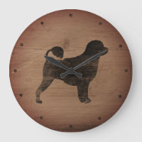 Portuguese Water Dog Silhouette Rustic