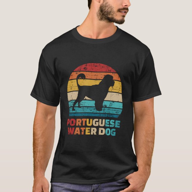 Portuguese Water Dog Vintage T-Shirt (Front)
