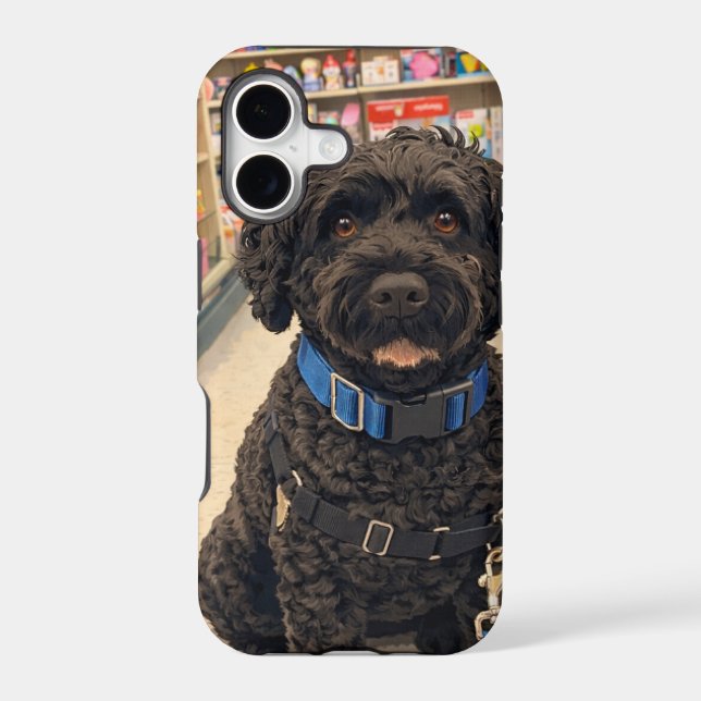 Portuguese Water Dogs Cute Anime Phone Case (Back)