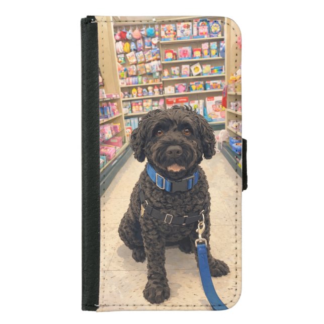 Portuguese Water Dogs Galaxy & iPhone Wallet (Front)
