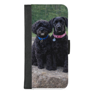 Portuguese Water Dogs Phone Wallet Case