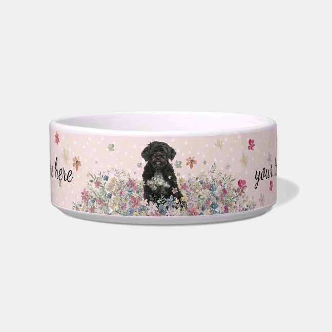 Portuguese Water Portie Dog Bowl