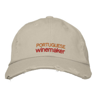 PORTUGUESE WINE MAKER, PORTUGUESE WINE EMBROIDERED BASEBALL HAT