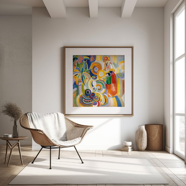 Portuguese Woman | Robert Delaunay Framed Art (Creator Uploaded)