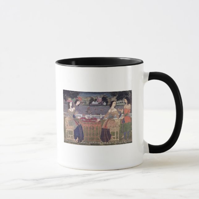Portuguese women eating a meal, Goa Mug (Right)