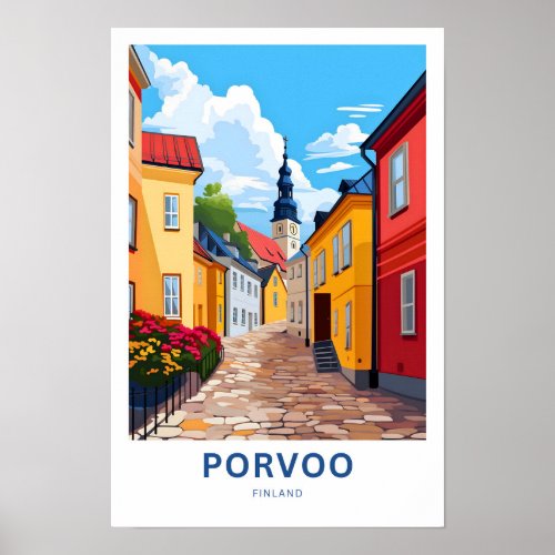 Porvoo Finland Travel Print