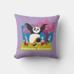 Po&#39;s Awesome Friends Throw Pillow at Zazzle