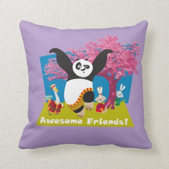 Po's Awesome Friends Throw Pillow by kungfupanda at Zazzle