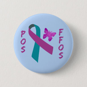 POS-FFOS Suicide Survivors Ribbon & Butterfly Pinback Button