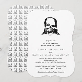 Posada Calavera Boots and Skull Invitation