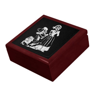 Posada Calavera Courting on Bended Knee Gift Box
