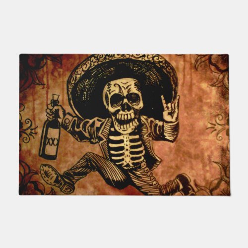 Posada Skeleton Bandit Doormat