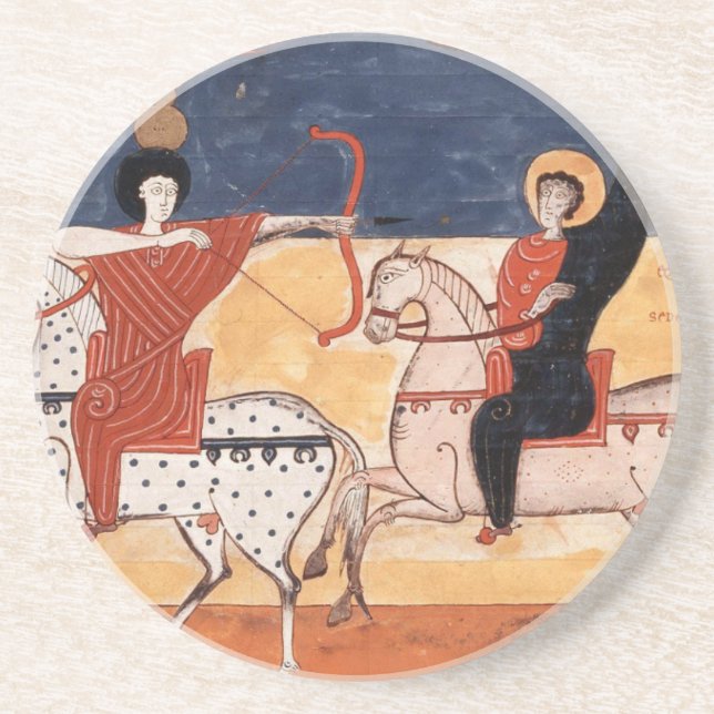 Posavasos guerreros medievales coaster (Front)