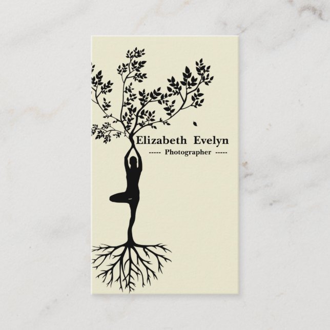 pose of the tree 23 business card (Front)