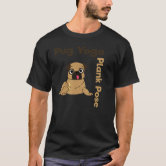 Poodle Dog Yoga Pose Zen Workout Exercise Yogi Cute Funny T-Shirt