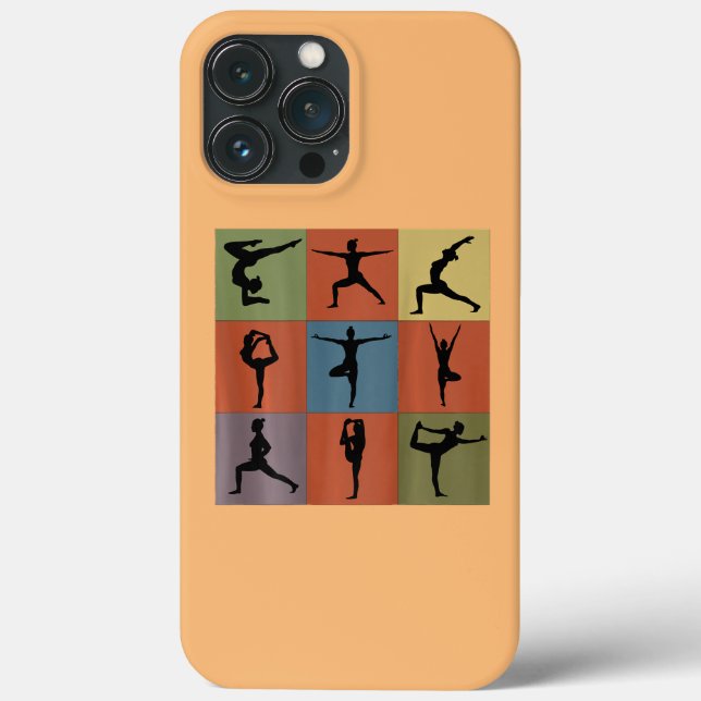 Pose Set Best Yoga Backprint  Case-Mate iPhone Case (Back)