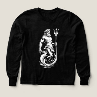Poseidon God of the Sea Tri-Blend Shirts