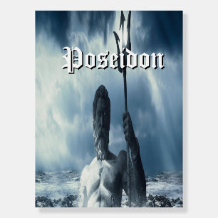  Poseidon God of the Seas Foam Board