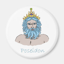 Poseidon - Greek god of the Sea magnet