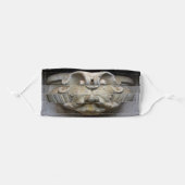 Poseidon Greek Mythology Statue Gargoyle Adult Cloth Face Mask (Front, Folded)