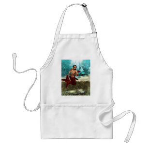 Poseidon Merman Adult Apron