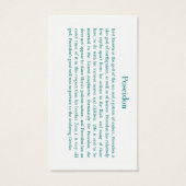 Poseidon Prayer Card (Back)