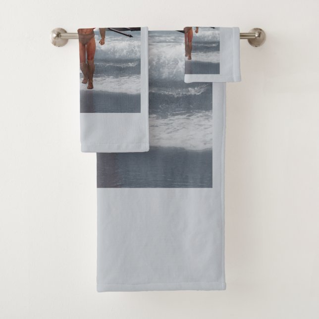 Poseidon Sea God Bath Towel Set (Insitu)