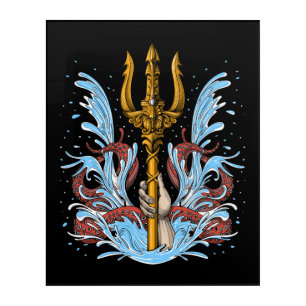 Poseidon Trident Acrylic Print