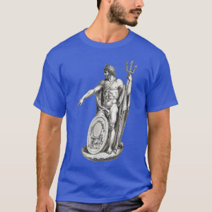 Poseidon  Trident Greek God Mythology  T-Shirt