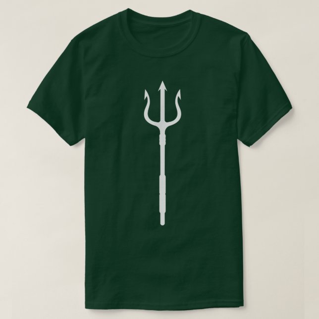 Poseidon Trident Neptune Greek God Costume Design T-Shirt (Design Front)