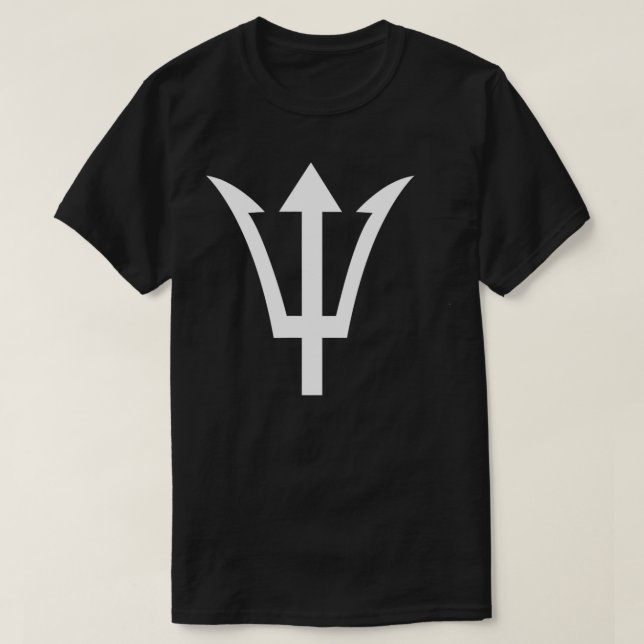 Poseidon trident neptune greek gods design  T-Shirt (Design Front)