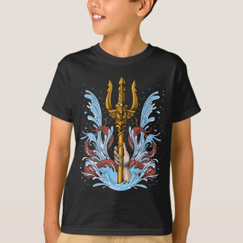 Poseidon Trident T_Shirt