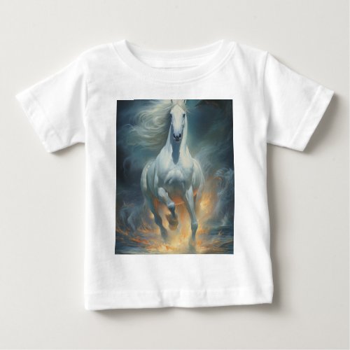 Poseidons Horses Baby T_Shirt