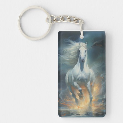 Poseidons Horses Keychain