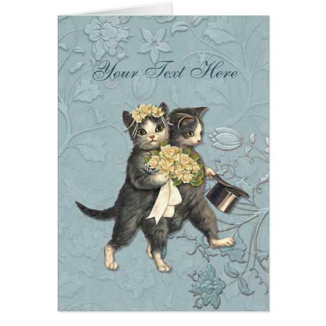 Posh Cats Wedding Cards (Front)